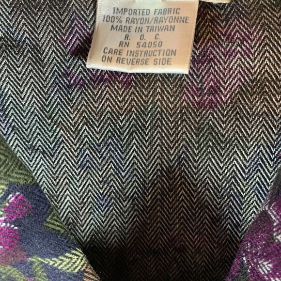 Christian Dior Women's Vintage Floral Separates Blouse & Midi Skirt Size 10 9642 - Picture 3 of 11